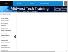 Tablet Screenshot of midwesttechtraining.com
